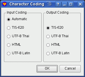 Coding Settings