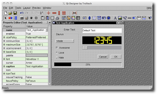 Qt2 Designer running on Mac