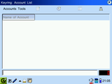 Account list - locked